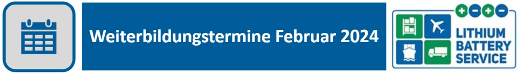 Weiterbildungstermine Februar 2024