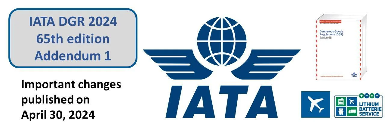 IATA DGR 2024 65th edition Addendum 1 Newsletter 3-2024 Thema2 de