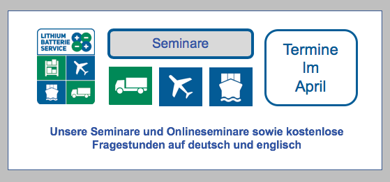 Unsere Seminare und Onlineseminare im April