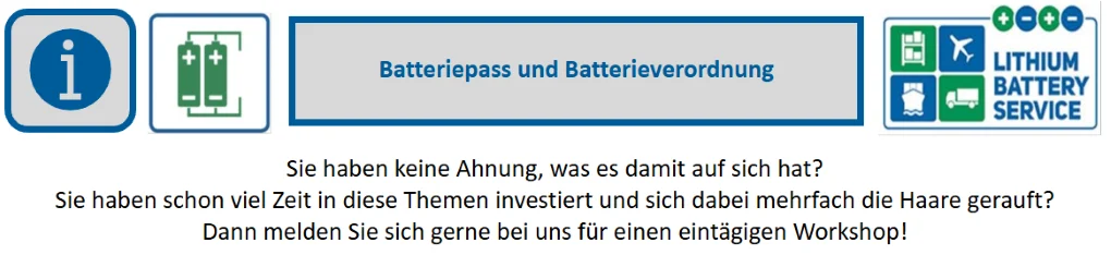 Batteriepass und Batterieverordnung