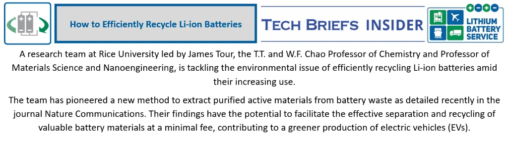 How to Efficiently Recycle Li-ion Batteries 2024-10-14 How to de