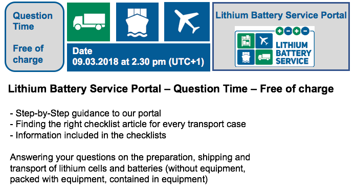 Online seminars and question times