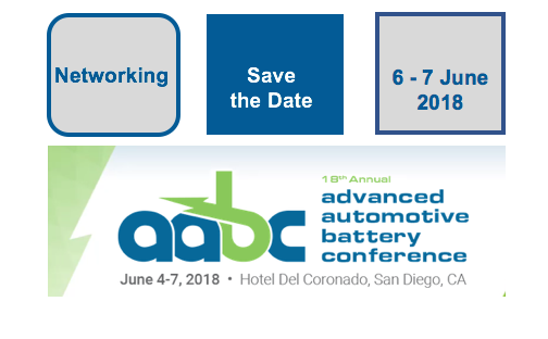 AABC Advanced Automotive Battery Conference June 6-7, 2018 Hotel Del Coronado, San Diego, CA, USA  BF-DE-AABC