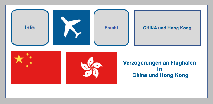 Verzögerungen an Flughäfen in China und Hong Kong
