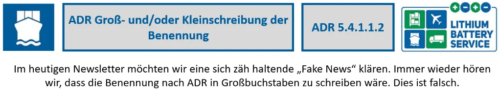ADR Groß- und/oder Kleinschreibung der Benennung 2024-09-18 ADR de