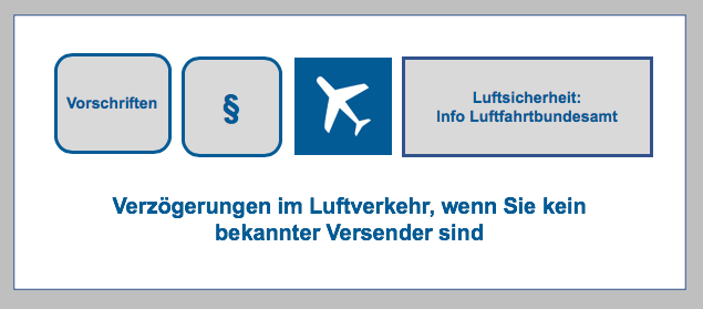 Dringender Handlungsbedarf für Firmen, die kein bekannter Versender im Luftverkehr sind