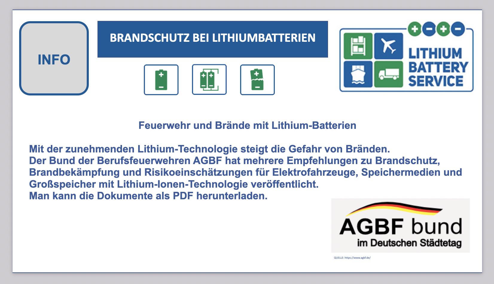 Feuerwehr und Brände mit Lithium-Batterien-Empfehlungen der AGBF Bildschirmfoto-2022-05-11-um-12-22-05