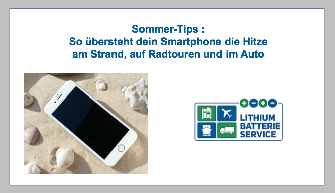 So überlebt Ihr Smartphone oder Tablet die Sommerhitze – Und was zu tun ist, wenn es nicht mehr richtig funktioniert Aktiv und trotzdem mobil, auch am Strand, langen Radtouren und Auto. So übersteht Ihr mobiles Gerät hohe Temperaturen