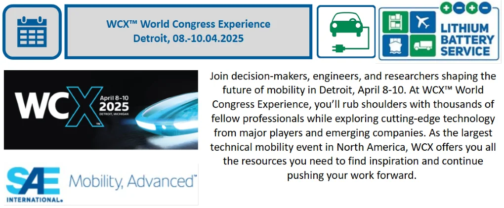 WCX™ World Congress Experience  Detroit, 08.-10.04.2025 2025-02-19 WCX 2025 de